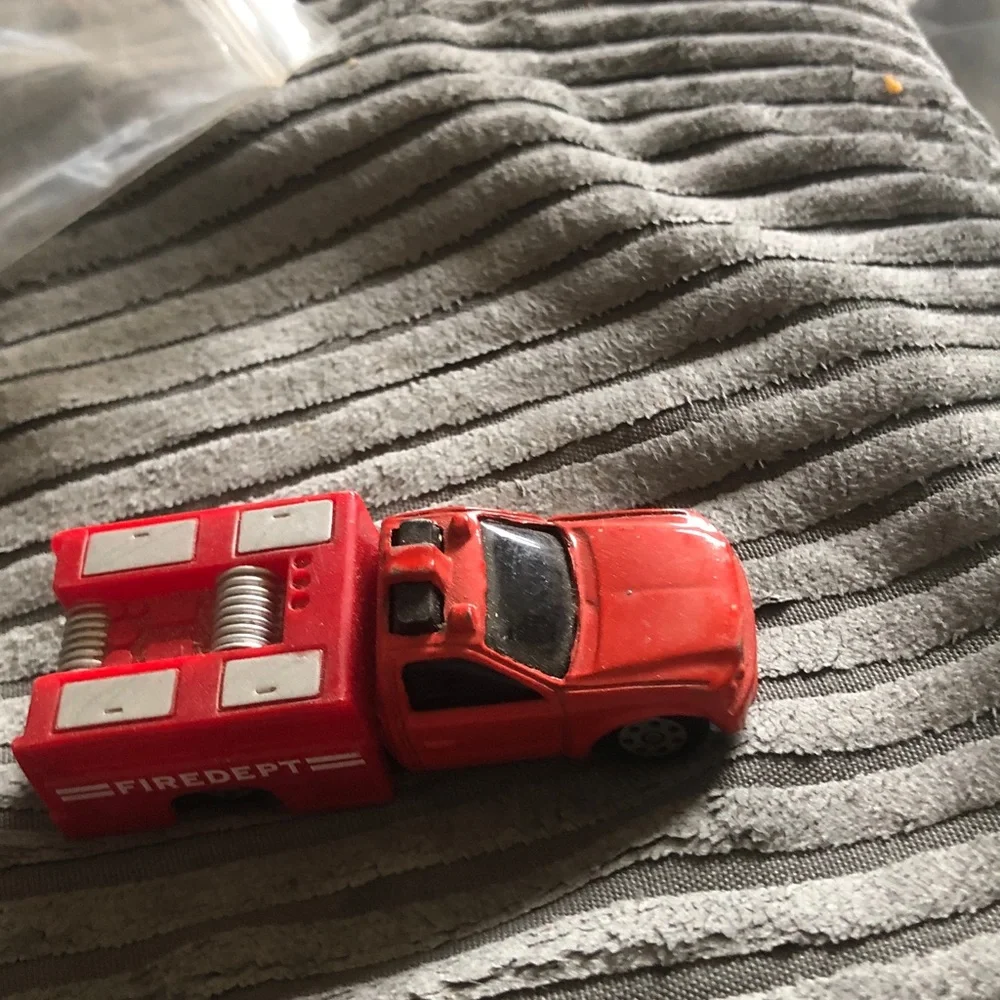Red Kids Toy Rescue Truck - Durable Play Vehicle
